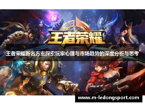 王者荣耀新名方案探索玩家心理与市场趋势的深度分析与思考