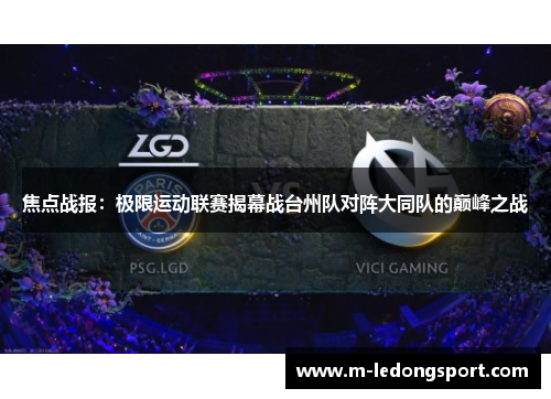 焦点战报：极限运动联赛揭幕战台州队对阵大同队的巅峰之战